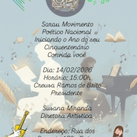 Convite para Sarau Movimento Poético Nacional